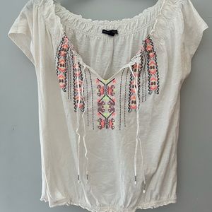 American Eagle Outfitters Short Sleeve Blouse